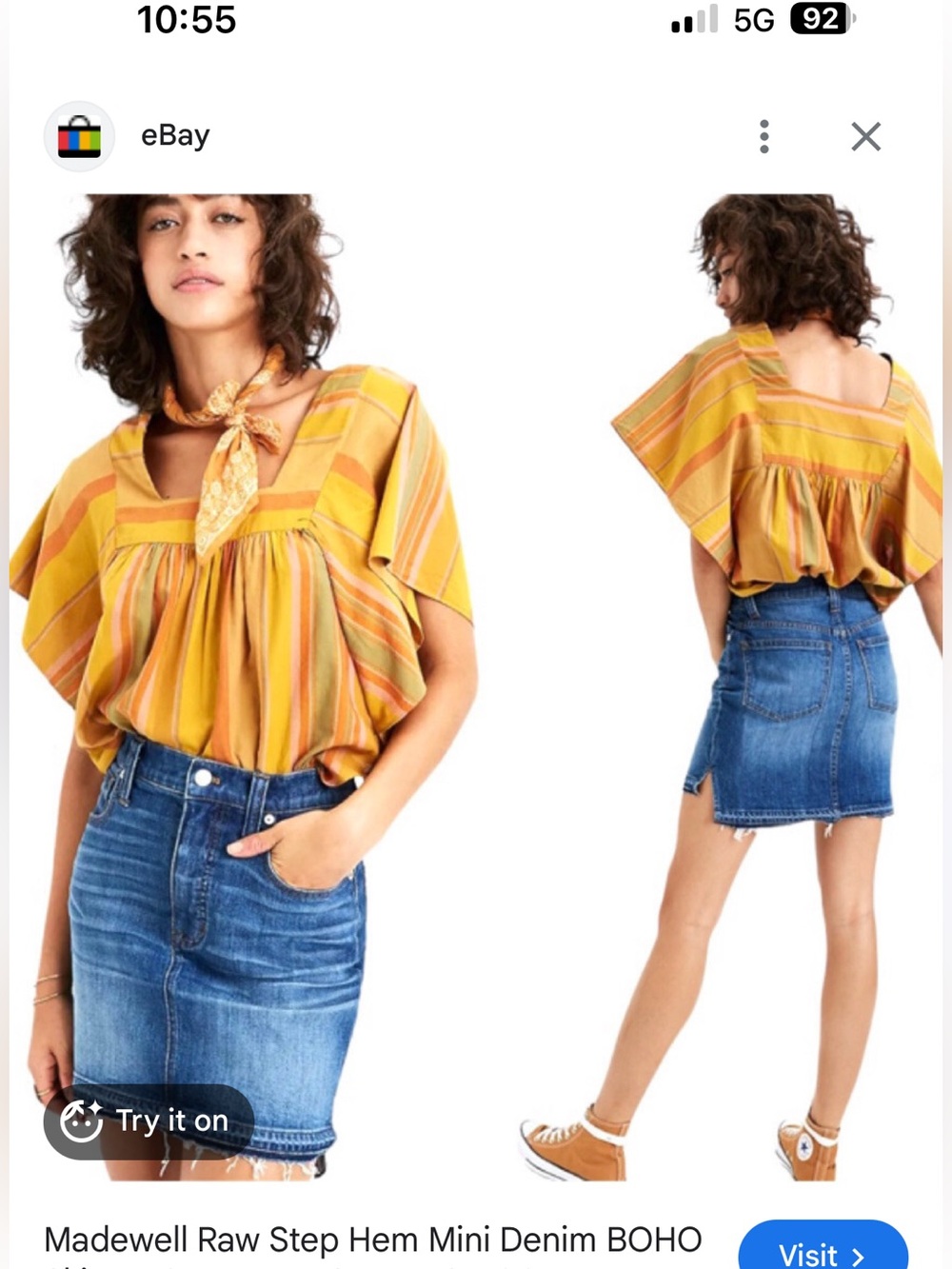 Madewell top shirt blouse